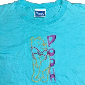 Vintage Winnie the Pooh Shirt Adult 2XL White Graphic Tee Short Sleeve Disney